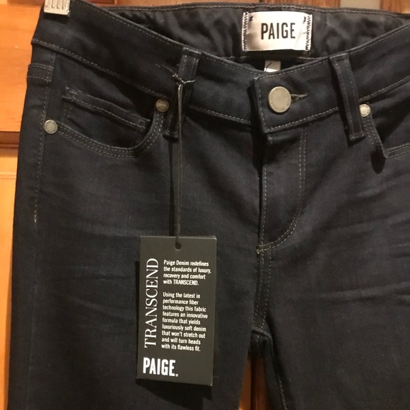 NWT Paige Skinny Jeans Transcend sz 24 - Picture 2 of 2